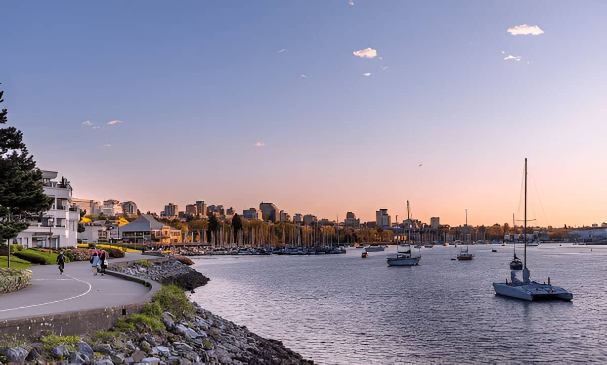 False Creek Seawall