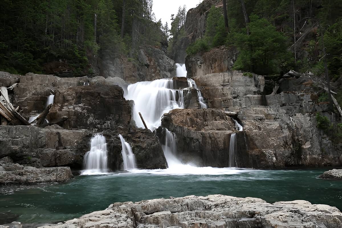 Middle Myra Falls in Strathcona