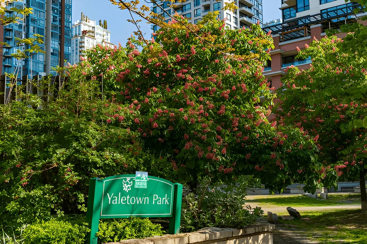 Yaletown Park in Vancouver